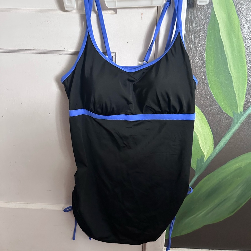 Swimsuits For All Black and Blue Swimwear